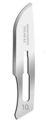 Swann-Morton - Scalpel Blade No.10 (Pack of 5)