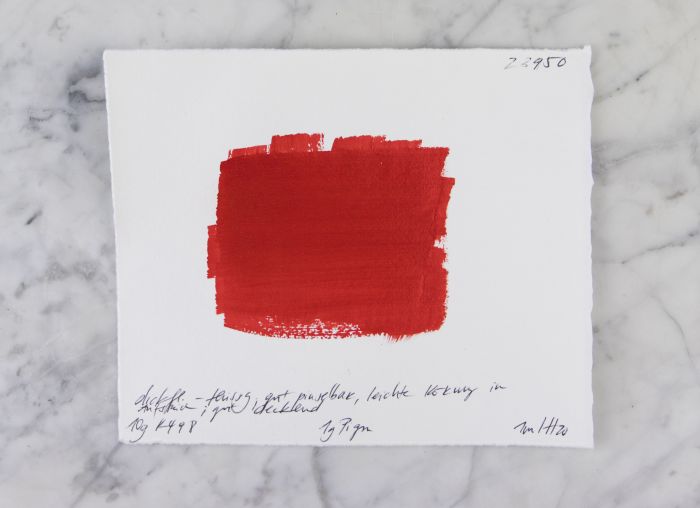 Kremer Pigments - Studio Red, Helio